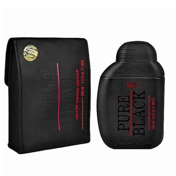 Pure Black Deluxe Cologne for Men 3.4 oz by Creation Lamis