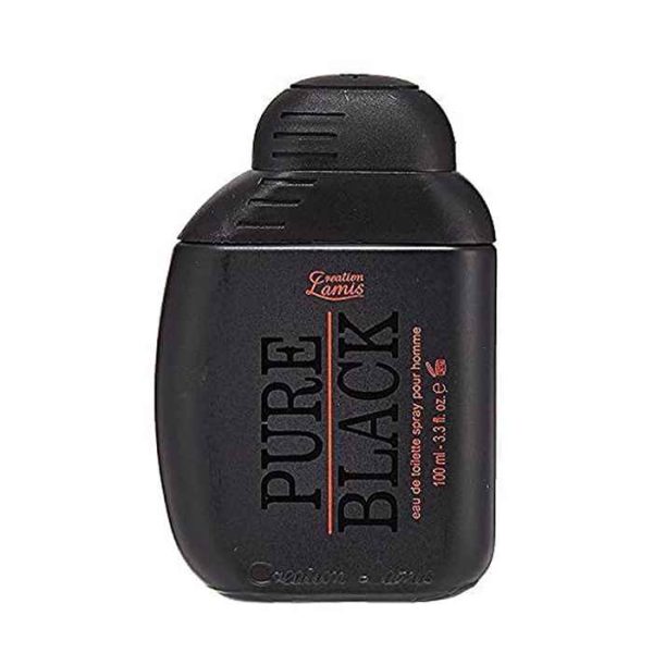 Pure Black Deluxe Cologne for Men 3.4 oz by Creation Lamis